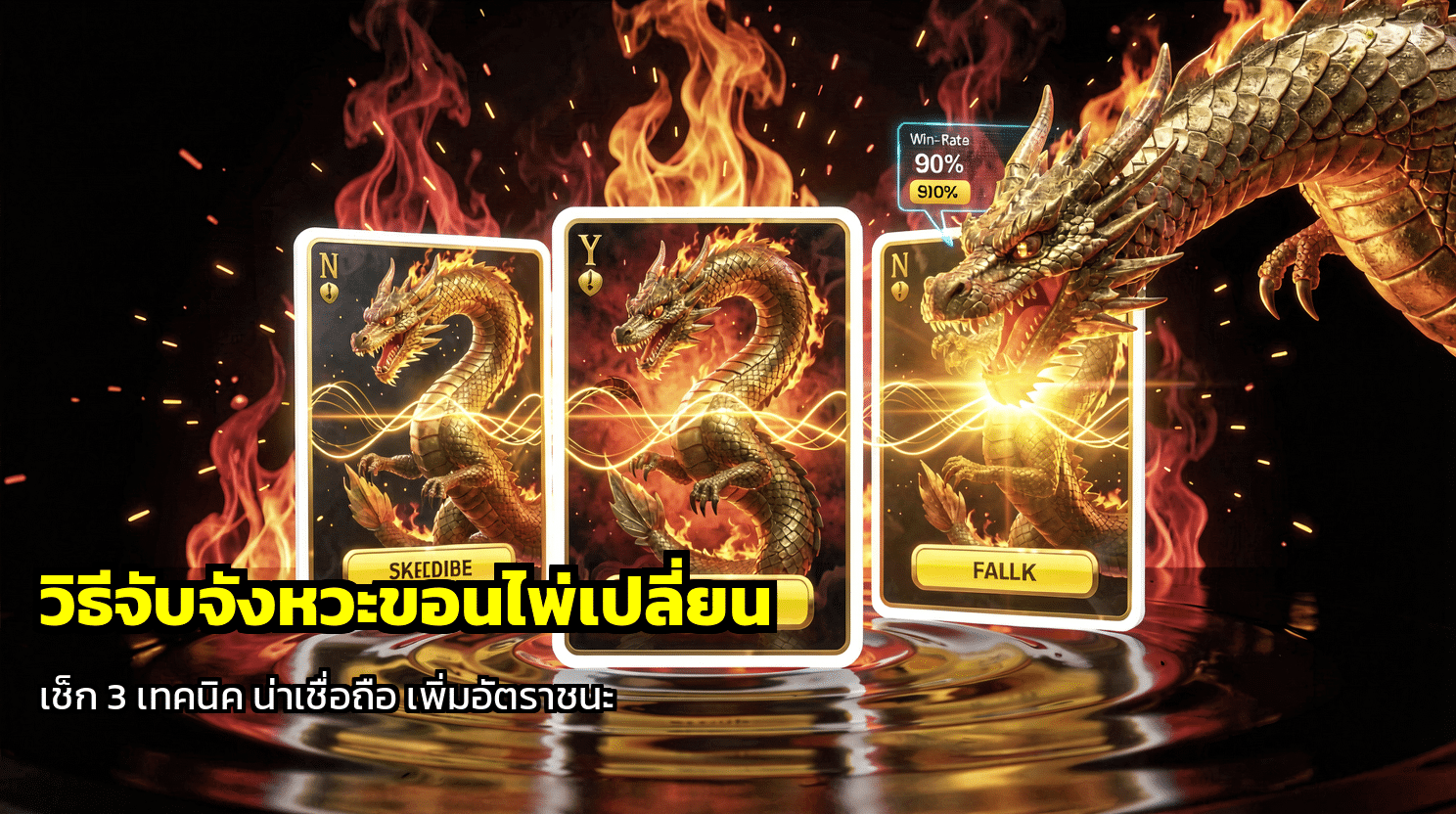 วิธีจับจังหวะขอนไพ่เปลี่ยน