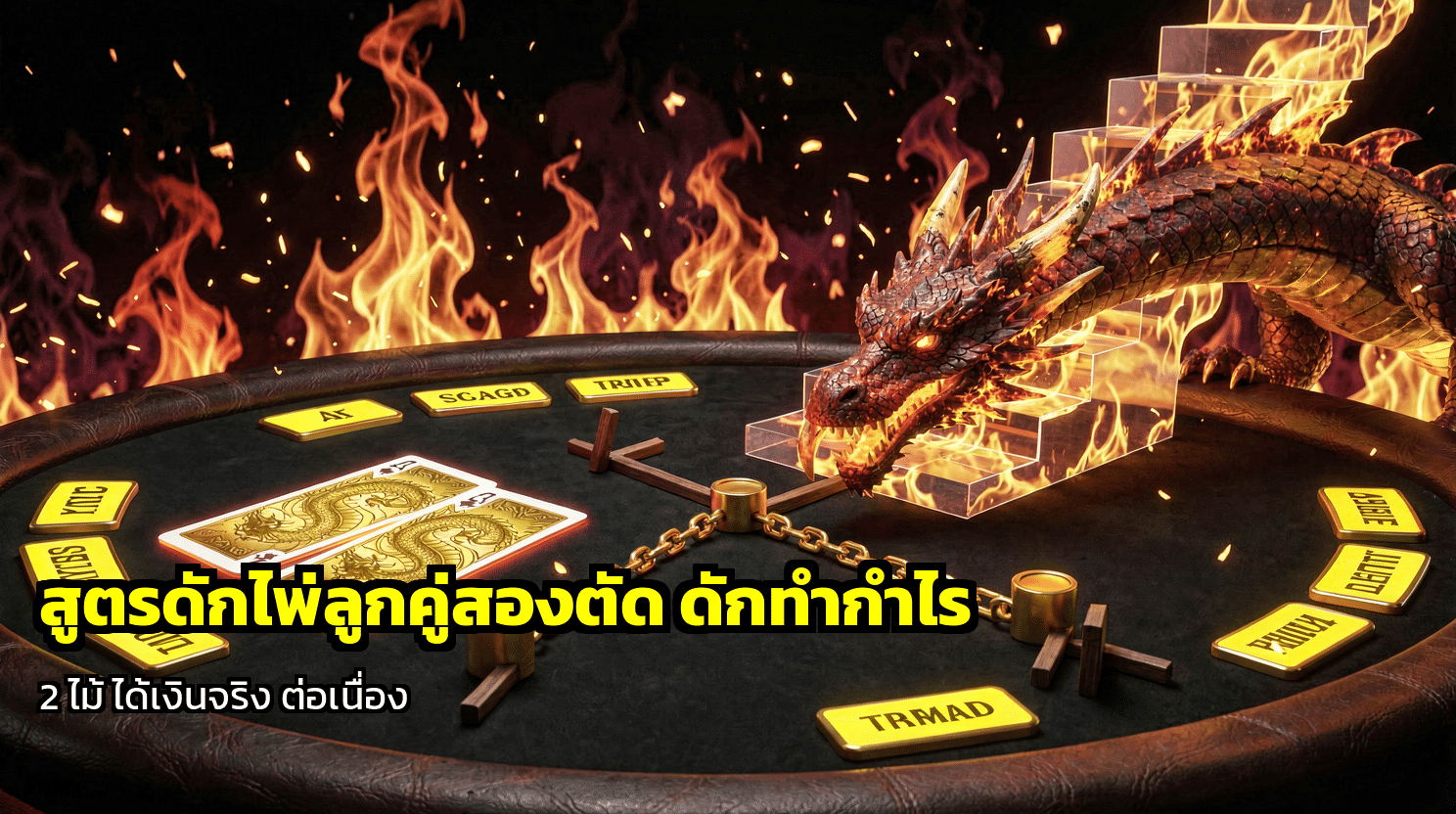 สูตรดักไพ่ลูกคู่สองตัด